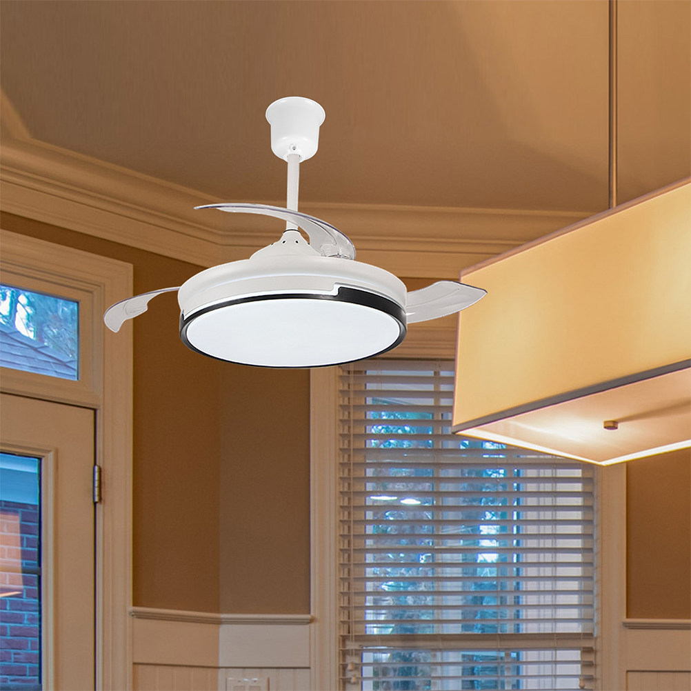 Ceiling Fan Mount - ฝาครอบกันฝุ่นพลาสติกอเนกประสงค์สำหรับพัดลมเพดาน ใช้เปลี่ยนแทนฝาครอบเดิม ป้องกันและช่วยในการติดตั้ง เหมาะสำหรับพัดลมเพดานแบบแขวน
