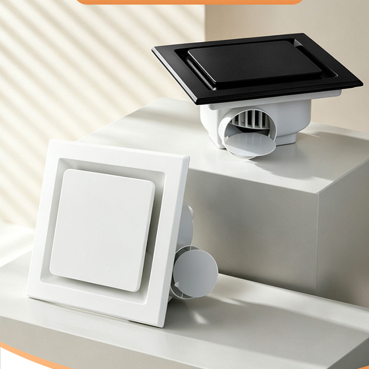 Ceiling Fan Mount - พัดลมดูดอากาศแบบติดเพดานขนาด 8/10/12 นิ้ว, พัดลมระบายอากาศติดเพดานสำหรับห้องน้ำและห้องครัว, ทำงานเงียบพร้อมแรงลมสูงสำหรับแผ่นยิปซัม
