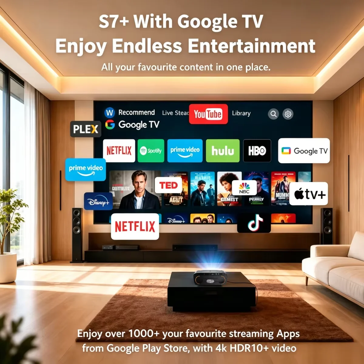 โปรเจคเตอร์ S7 4200ANSI ความละ - Home Improvement Videos บทวิจารณ์และราคา