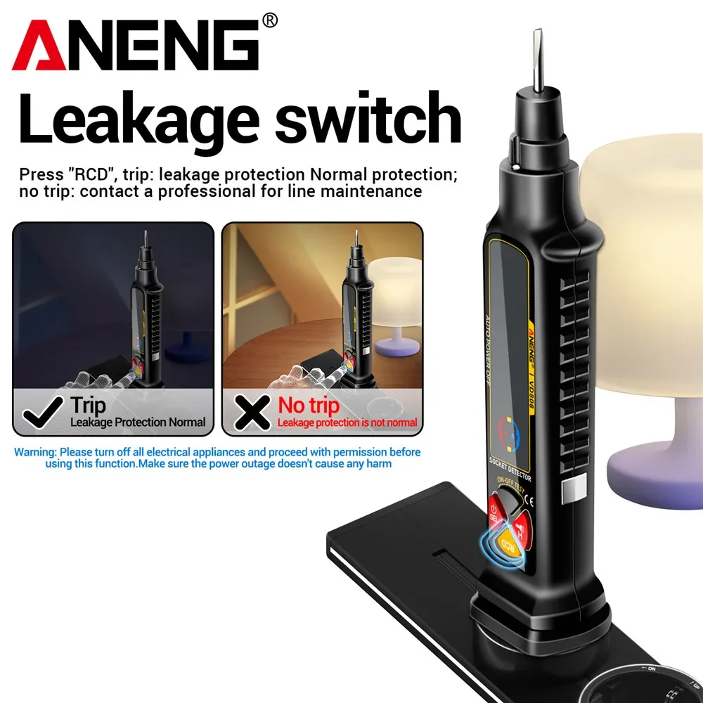 ANENG VD808 เครื่องทดสอบซ็อกเก - Circuit Breaker Finder บทวิจารณ์และราคา