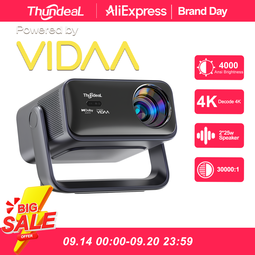 โปรเจคเตอร์ ThundeaL VIDAA TD9 - Home Improvement Videos บทวิจารณ์และราคา