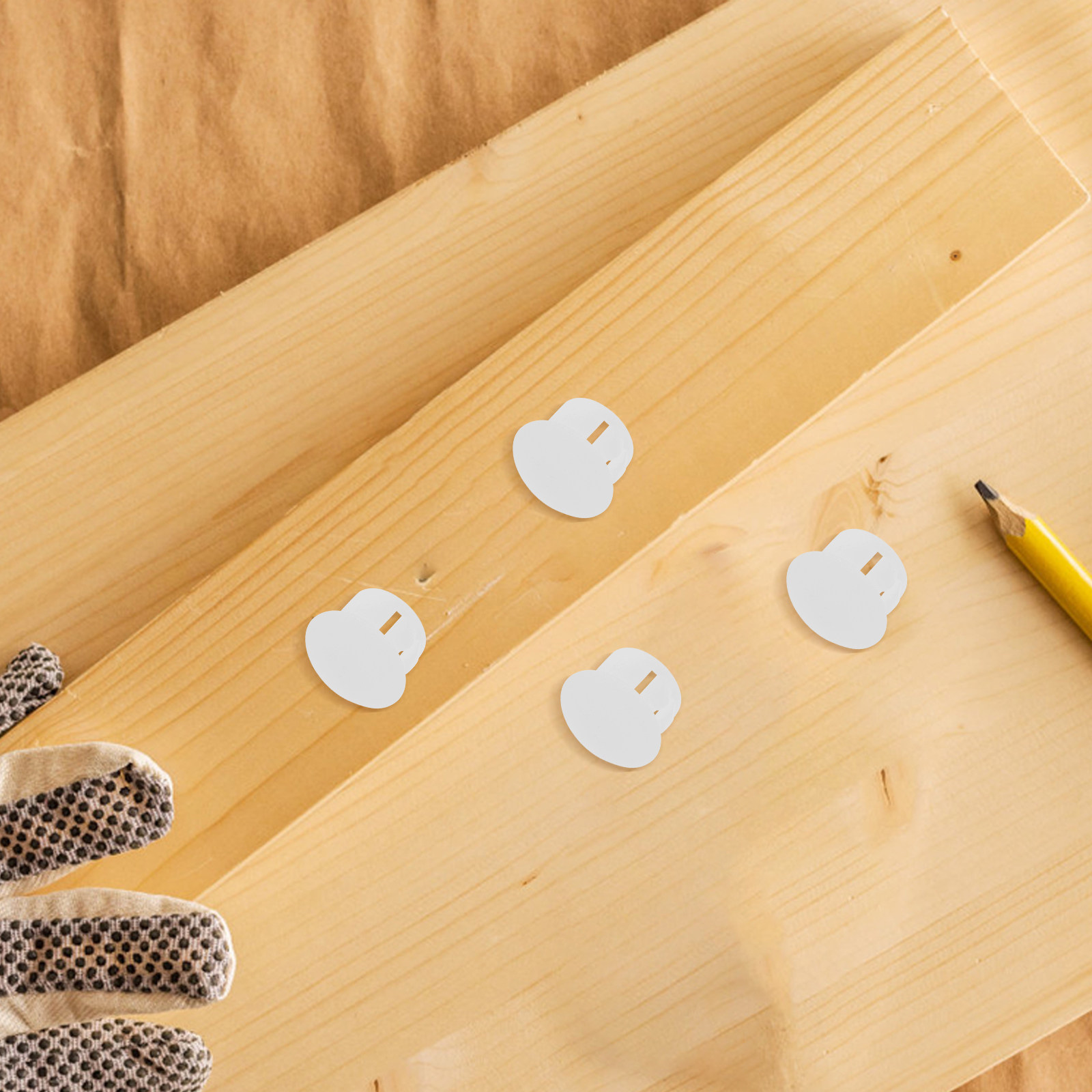ฝาปิดรูพลาสติกสีขาว 100 ชิ้น แ - Home Improvement Ending บทวิจารณ์และราคา